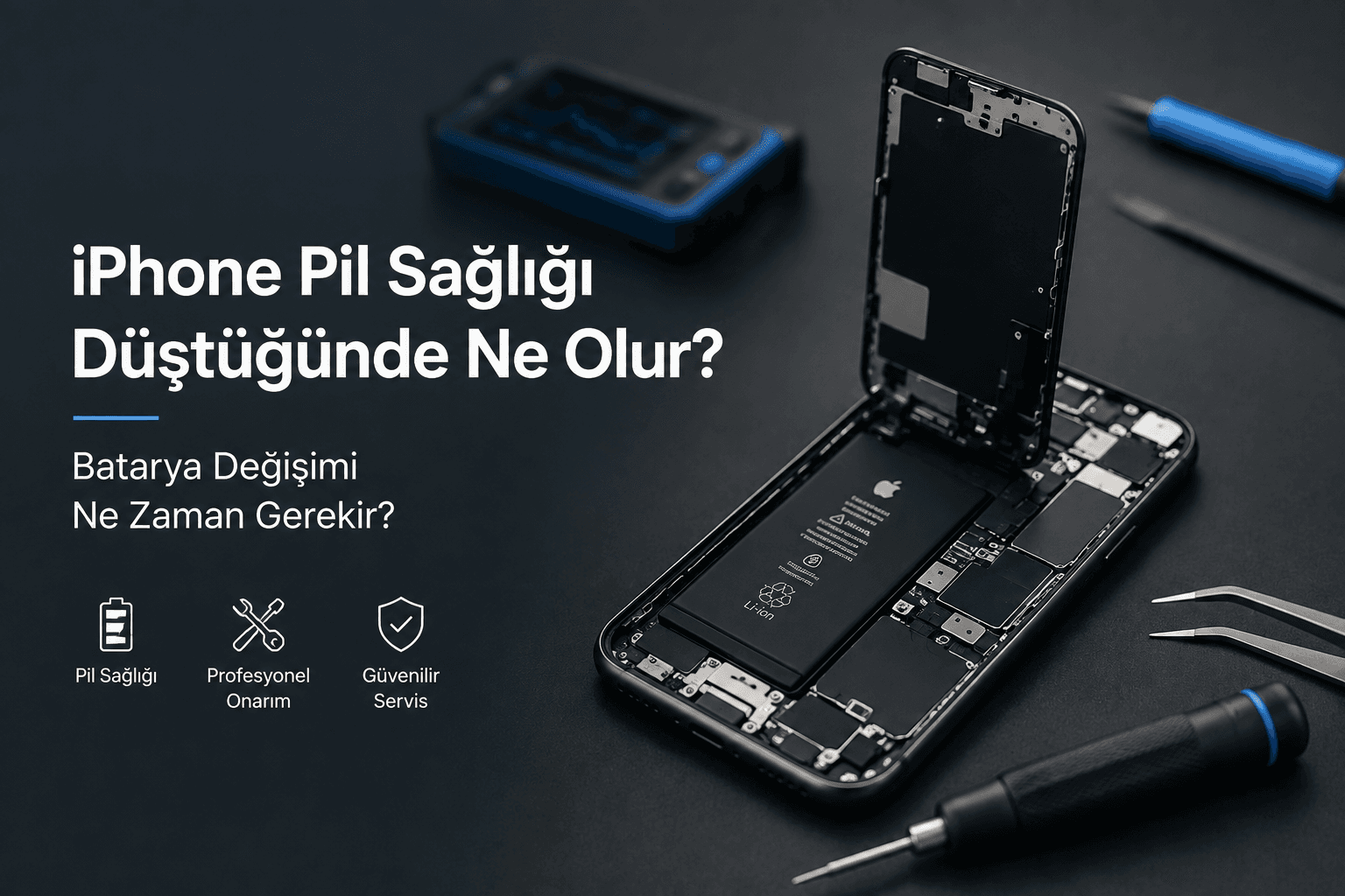 iPhone Pil Sağlığı Düştüğünde Ne Olur? Batarya Değişimi Ne Zaman Gerekir? teknik analizi